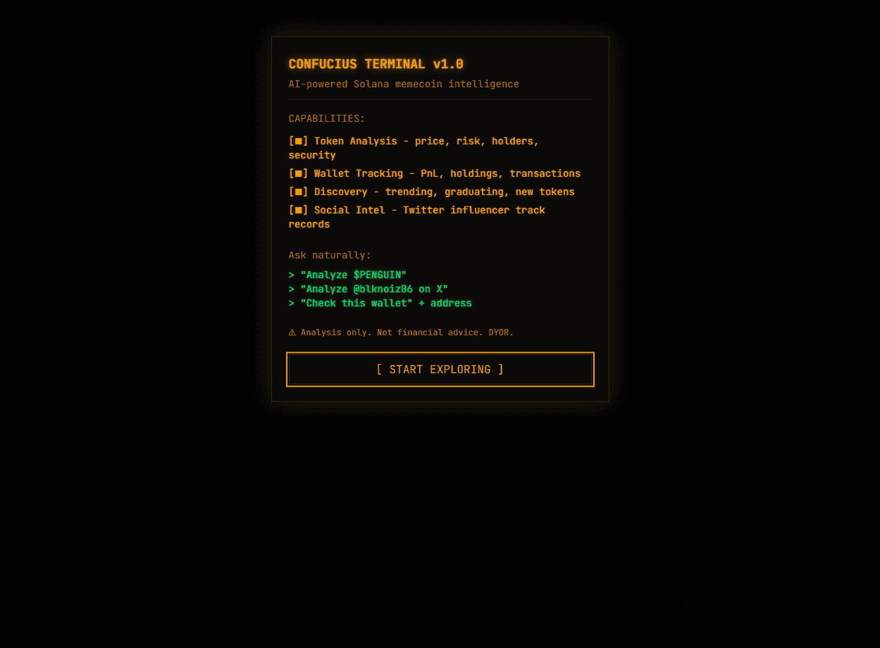Confucius project screenshot