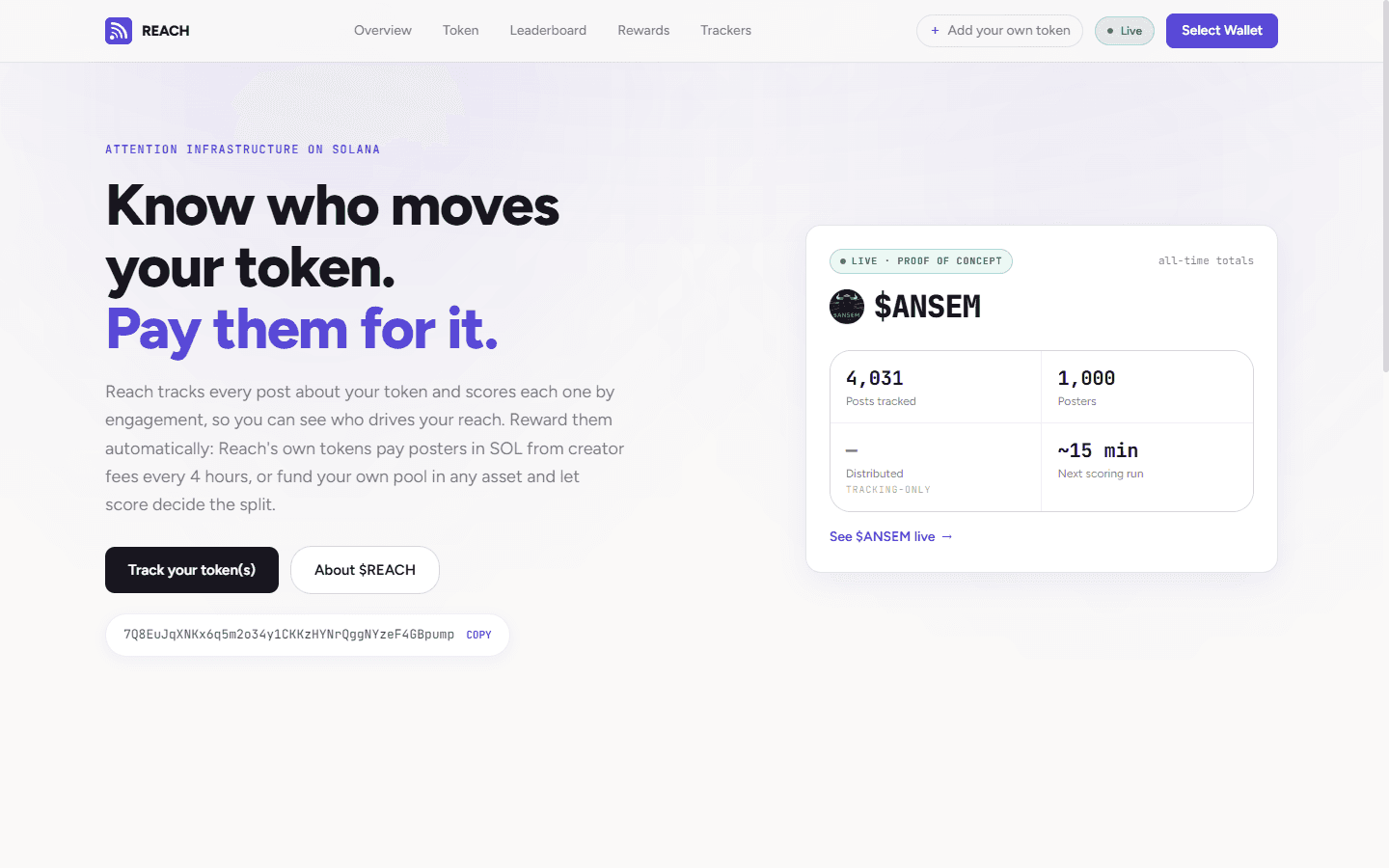 Reach Protocol project screenshot